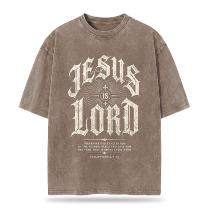 JESUS IS LORD Vintage Washed T-Shirt
