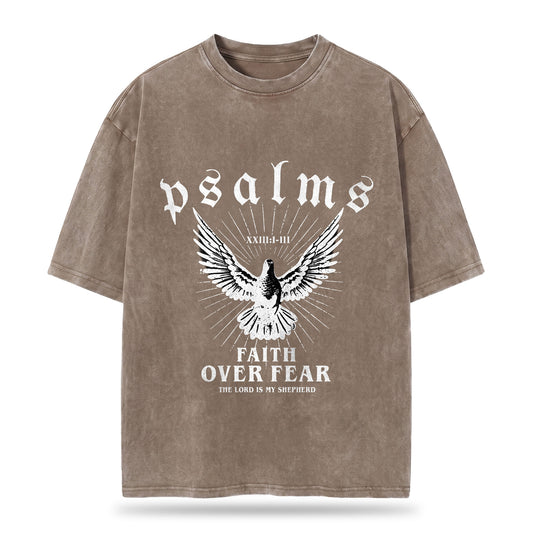 Faith Over Fear Washed T-Shirt