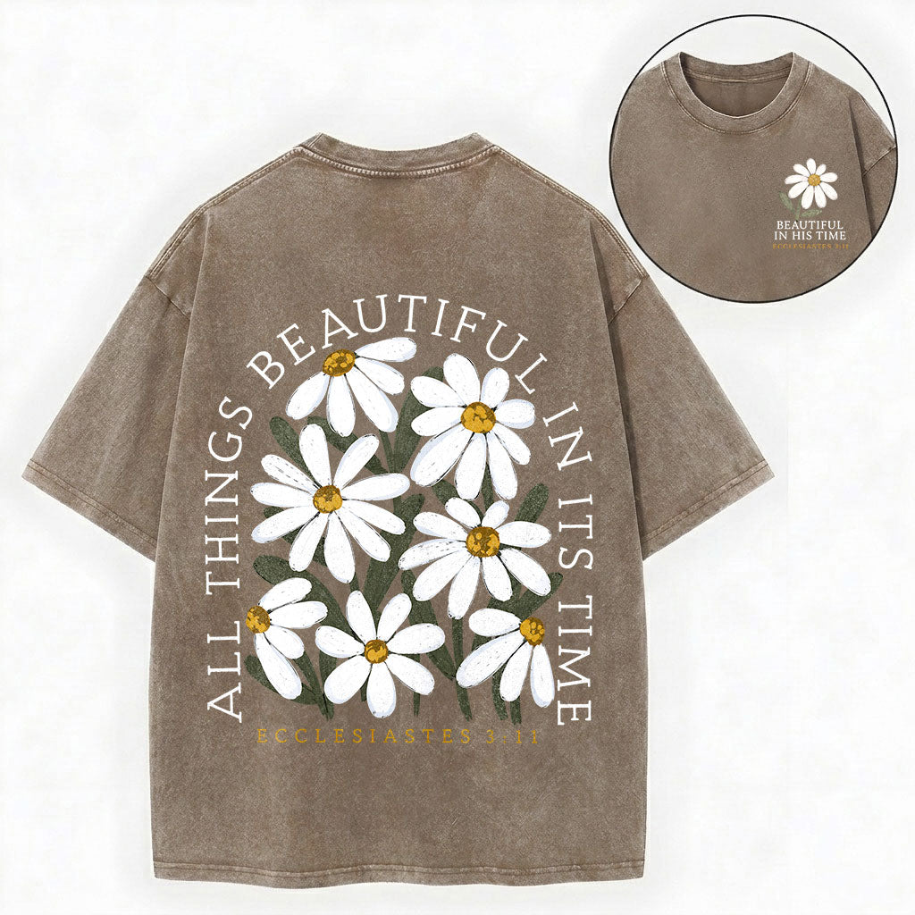 Daisy Christian Shirt – All Things Beautiful Vintage Unisex Washed Tee