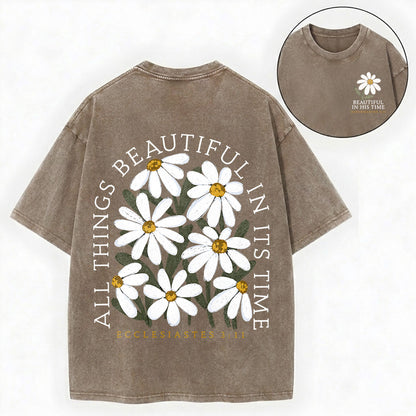 Daisy Christian Shirt – All Things Beautiful Vintage Unisex Washed Tee