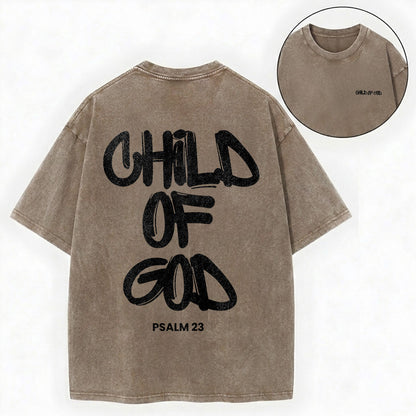 Child Of God Christian Washed T-Shirt