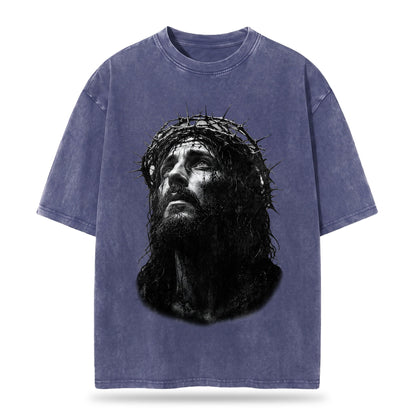 Jesus Christ Christian Washed T-Shirt – Vintage Christian