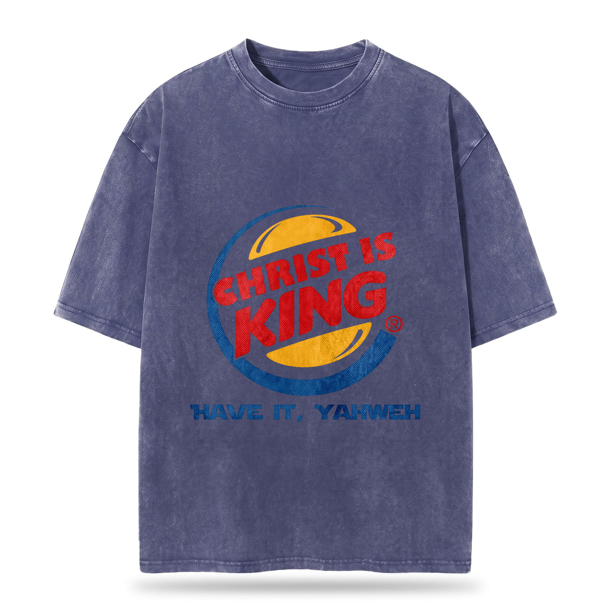 Christ Is King Christian Washed T-Shirt