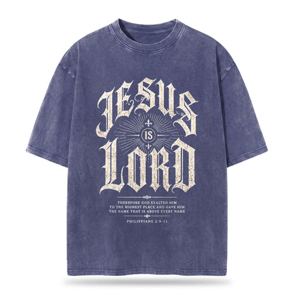 JESUS IS LORD Vintage Washed T-Shirt
