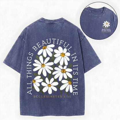 Daisy Christian Shirt – All Things Beautiful Vintage Unisex Washed Tee