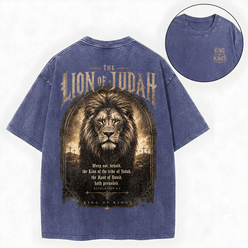 Crowned Lion Vintage Washed T-Shirt