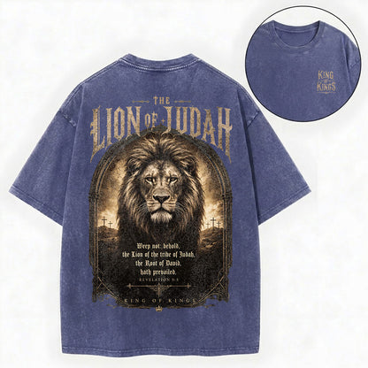 Crowned Lion Vintage Washed T-Shirt