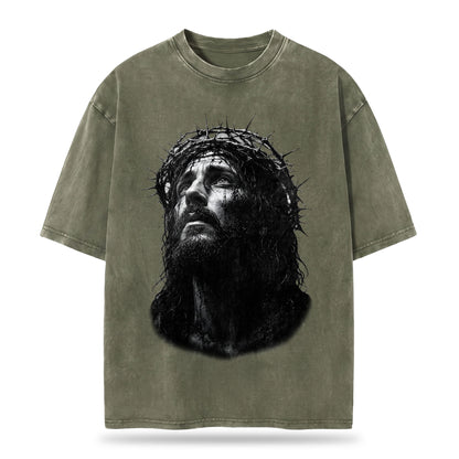 Jesus Christ Christian Washed T-Shirt – Vintage Christian