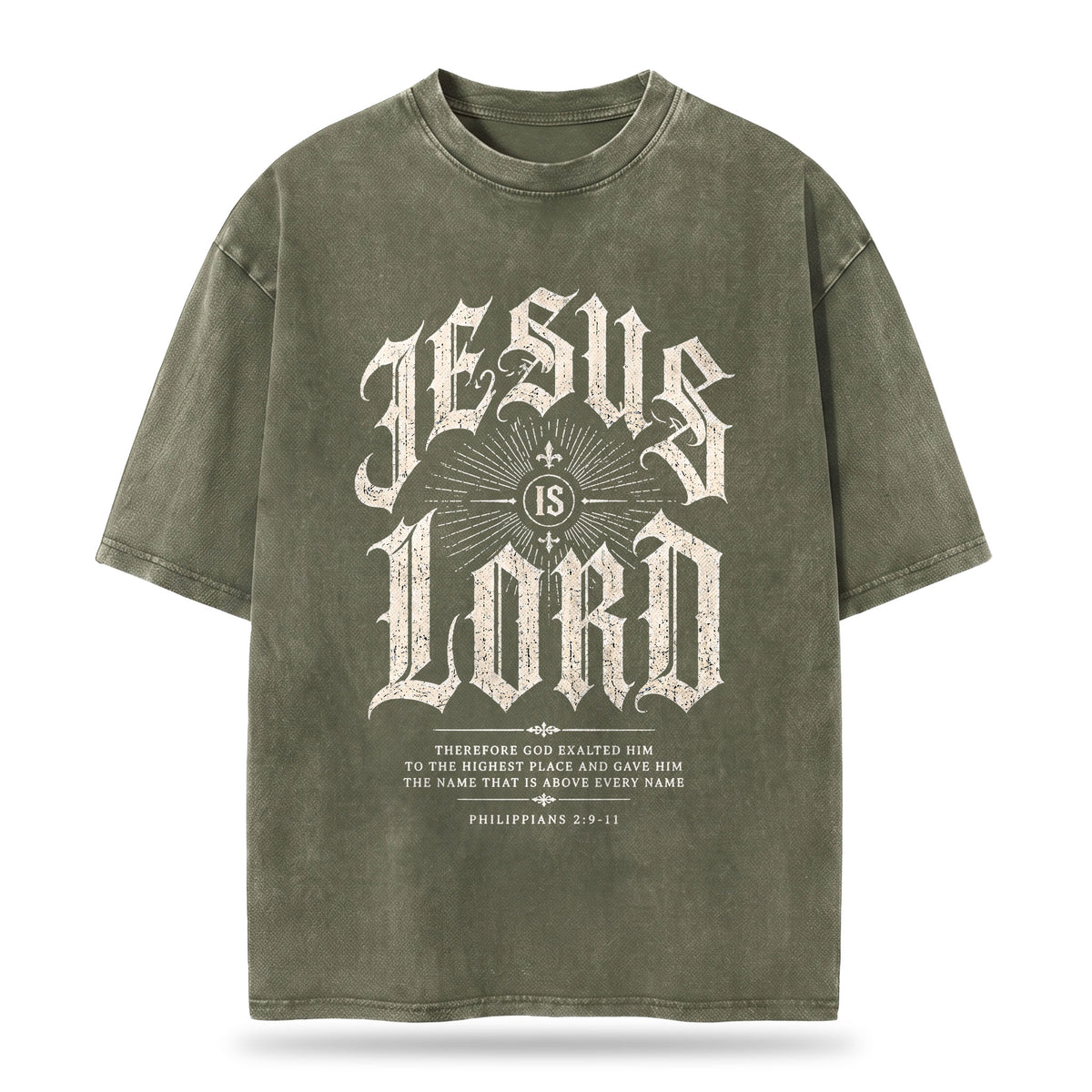 JESUS IS LORD Vintage Washed T-Shirt