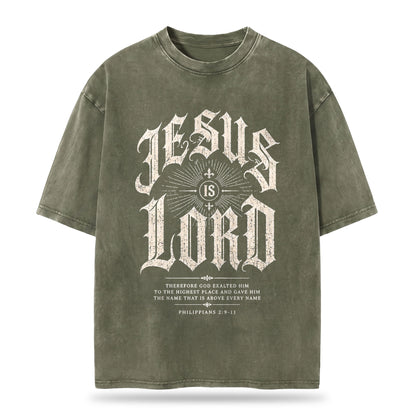 JESUS IS LORD Vintage Washed T-Shirt