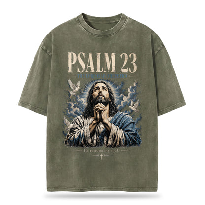 Faith Over Fear Christian Oversized Graphic T-Shirt – Vintage Christian Streetwear Tee