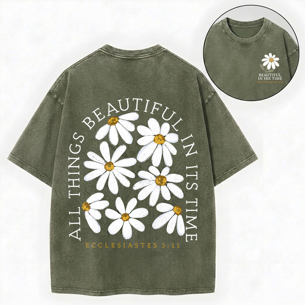 Daisy Christian Shirt – All Things Beautiful Vintage Unisex Washed Tee