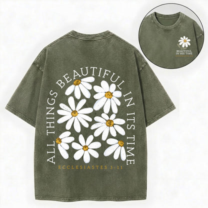 Daisy Christian Shirt – All Things Beautiful Vintage Unisex Washed Tee