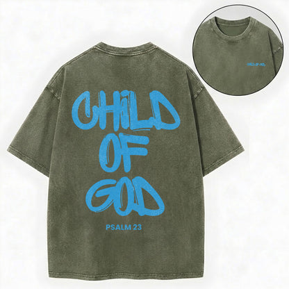 Child Of God Christian Washed T-Shirt