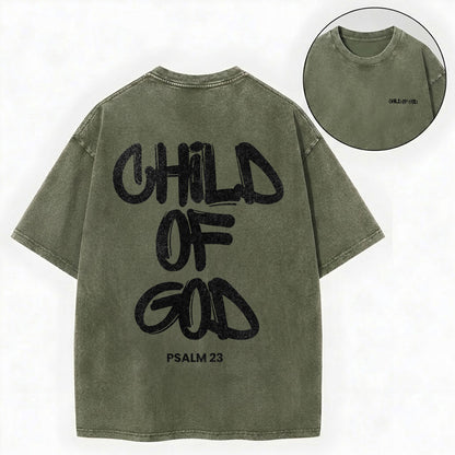 Child Of God Christian Washed T-Shirt
