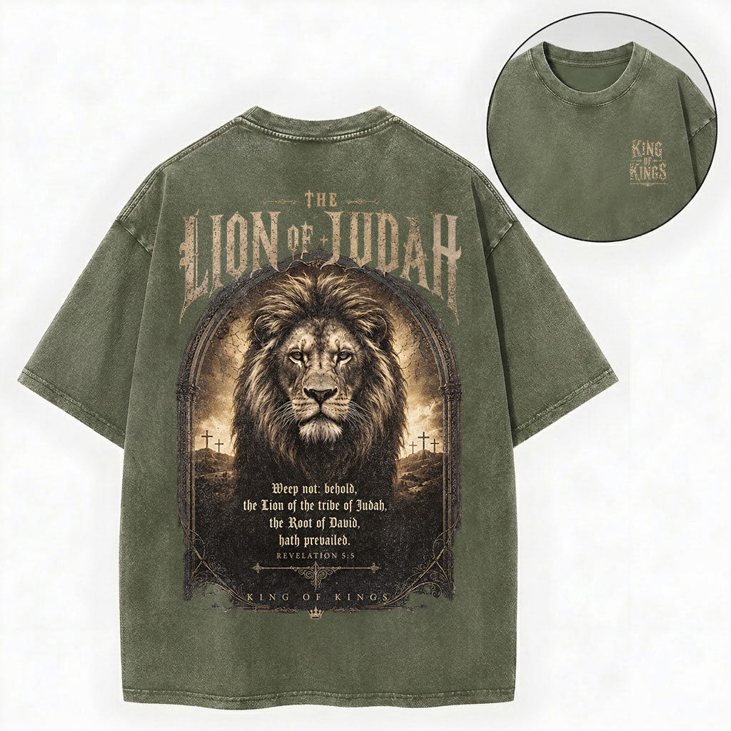 Crowned Lion Vintage Washed T-Shirt