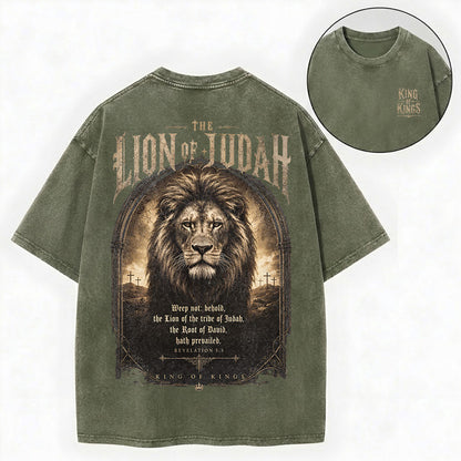 Crowned Lion Vintage Washed T-Shirt