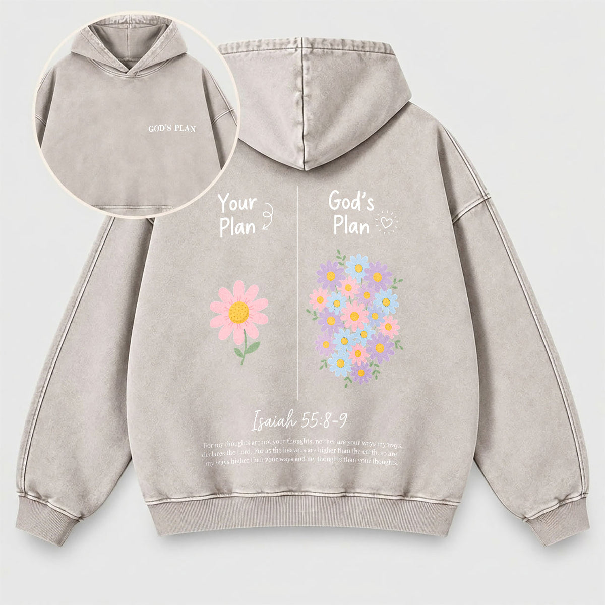 Your Plan God’s Plan Washed Hoodie
