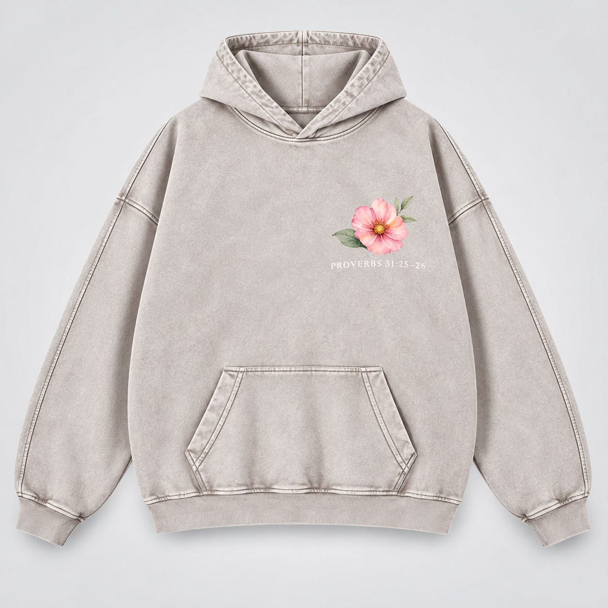 Motherhood Is Kingdom Work Washed Hoodie