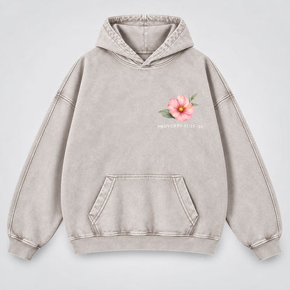 Motherhood Is Kingdom Work Washed Hoodie