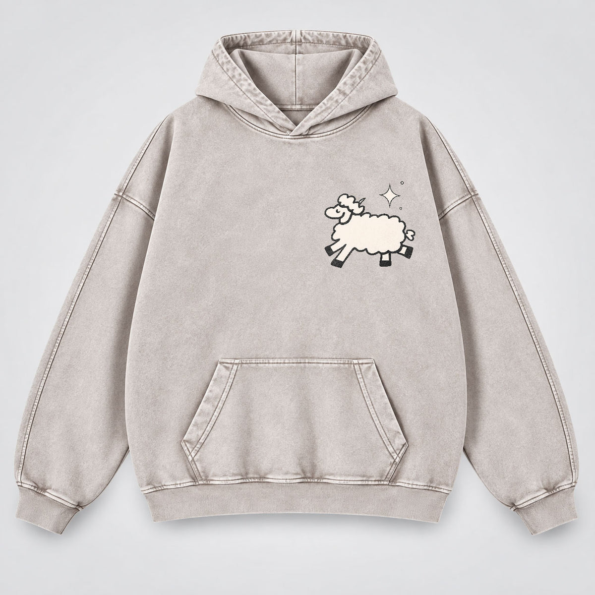 Jesus Loves You Washed Hoodie