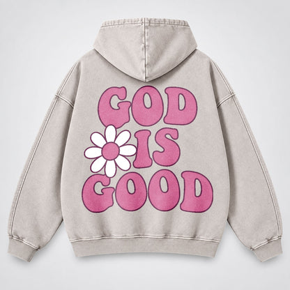 God Is Good Washed Hoodie