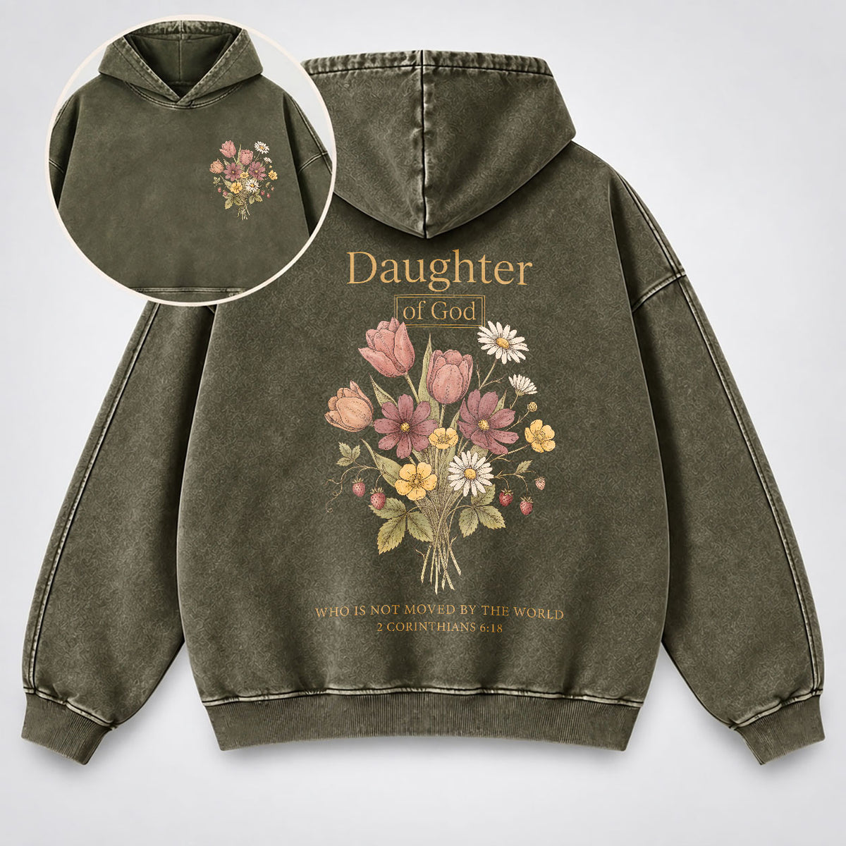 Daughter of God Washed Hoodie