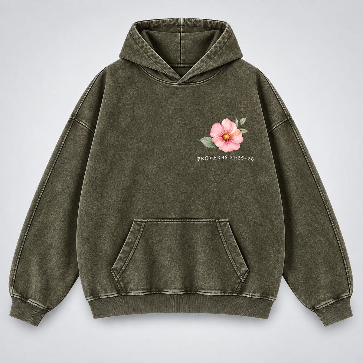 Motherhood Is Kingdom Work Washed Hoodie