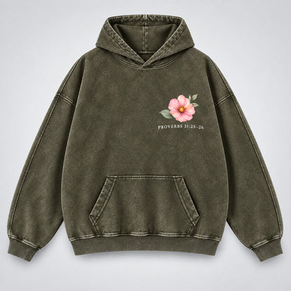 Motherhood Is Kingdom Work Washed Hoodie