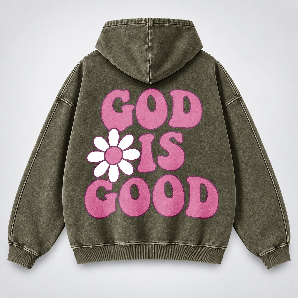 God Is Good Washed Hoodie