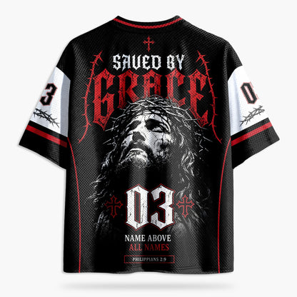 King Portrait Graphic Mesh Jersey