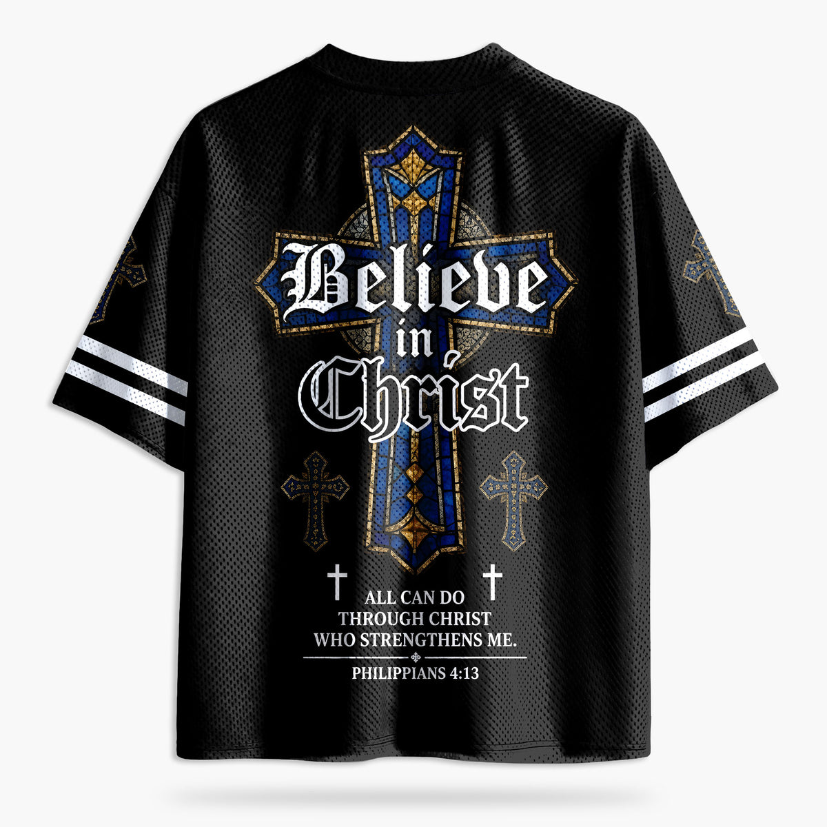 Believe In Christ Christian Mesh Jersey