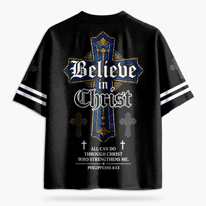 Believe In Christ Christian Mesh Jersey