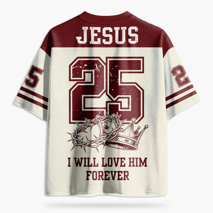 He Died For Me Christian Mesh Jersey