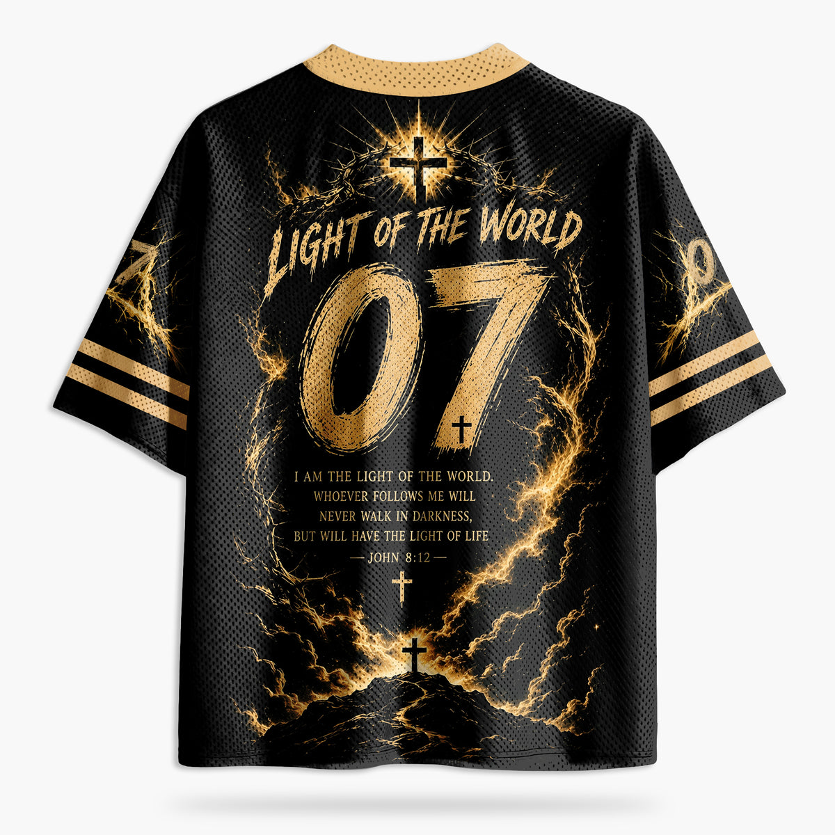 Jesus Light Of The World Christian Mesh Jersey