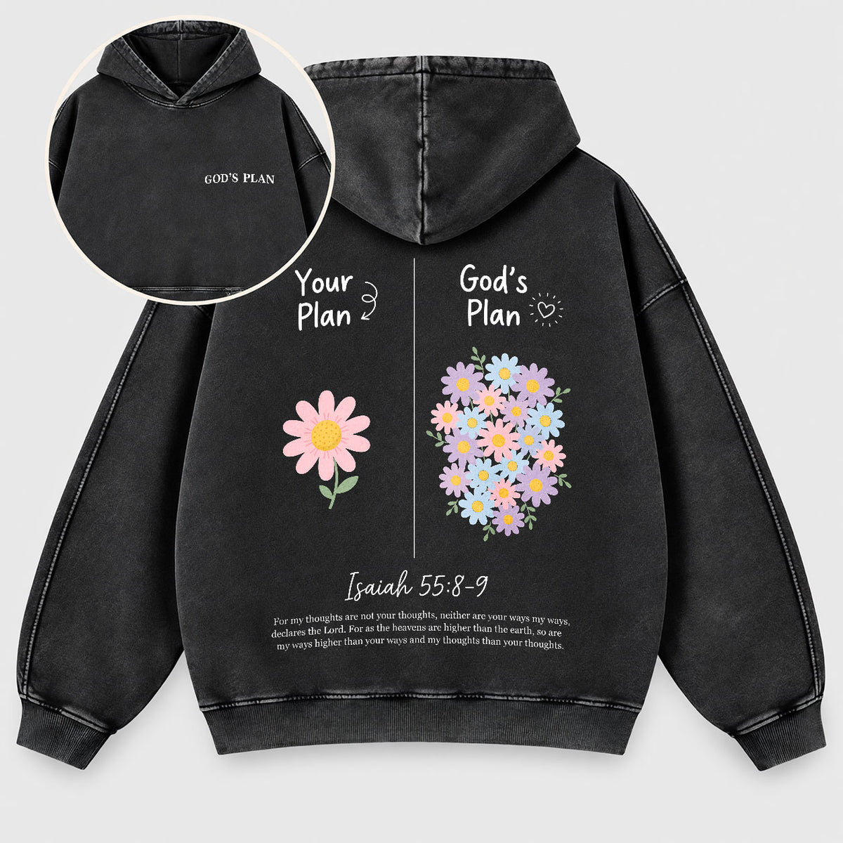 Your Plan God’s Plan Washed Hoodie
