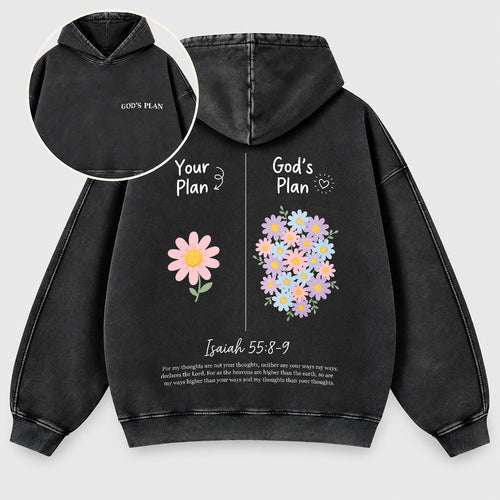 Your Plan God’s Plan Washed Hoodie