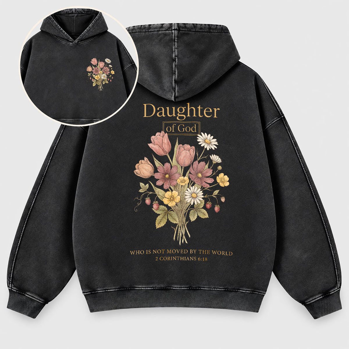 Daughter of God Washed Hoodie