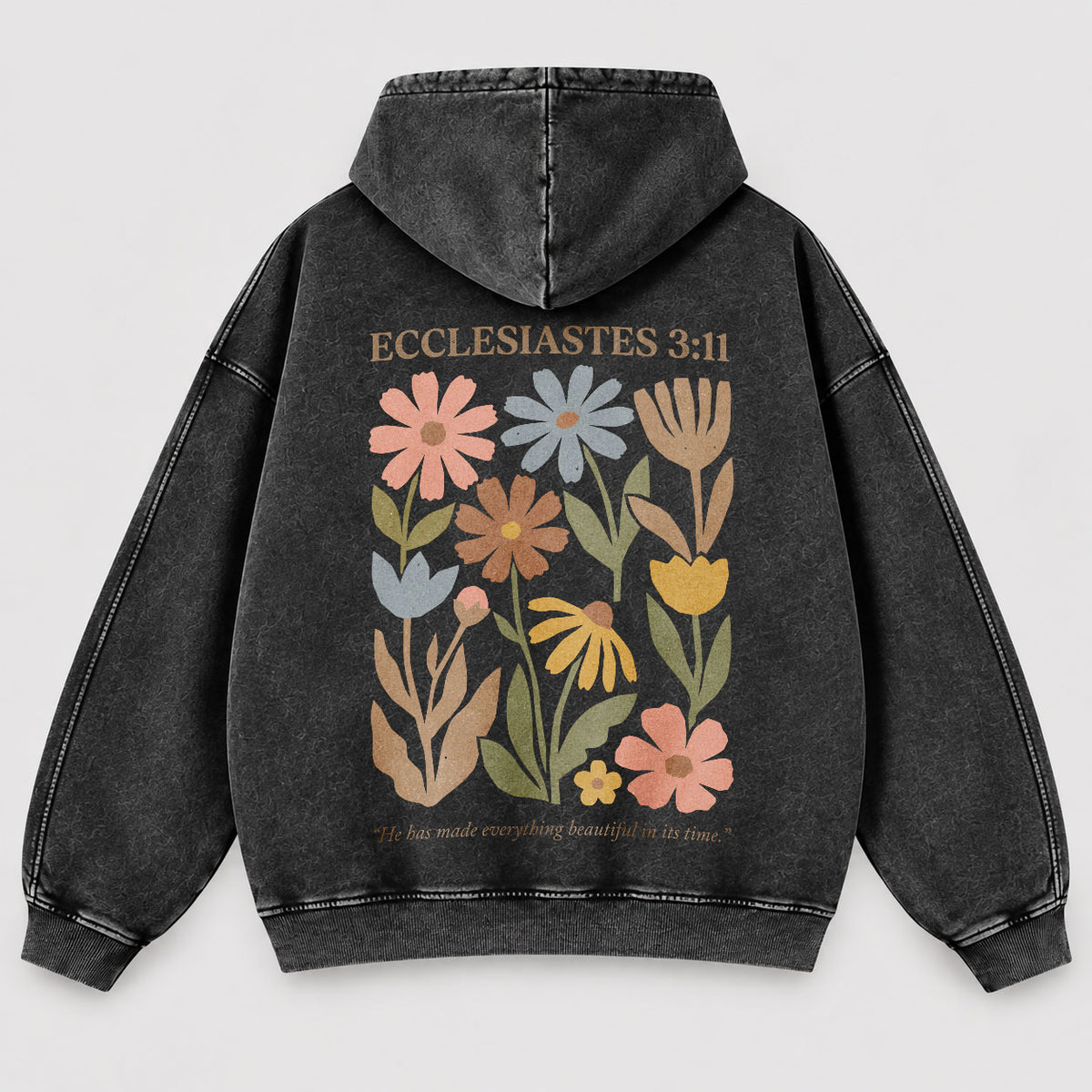 Everything Beautiful in Its Time Washed Hoodie