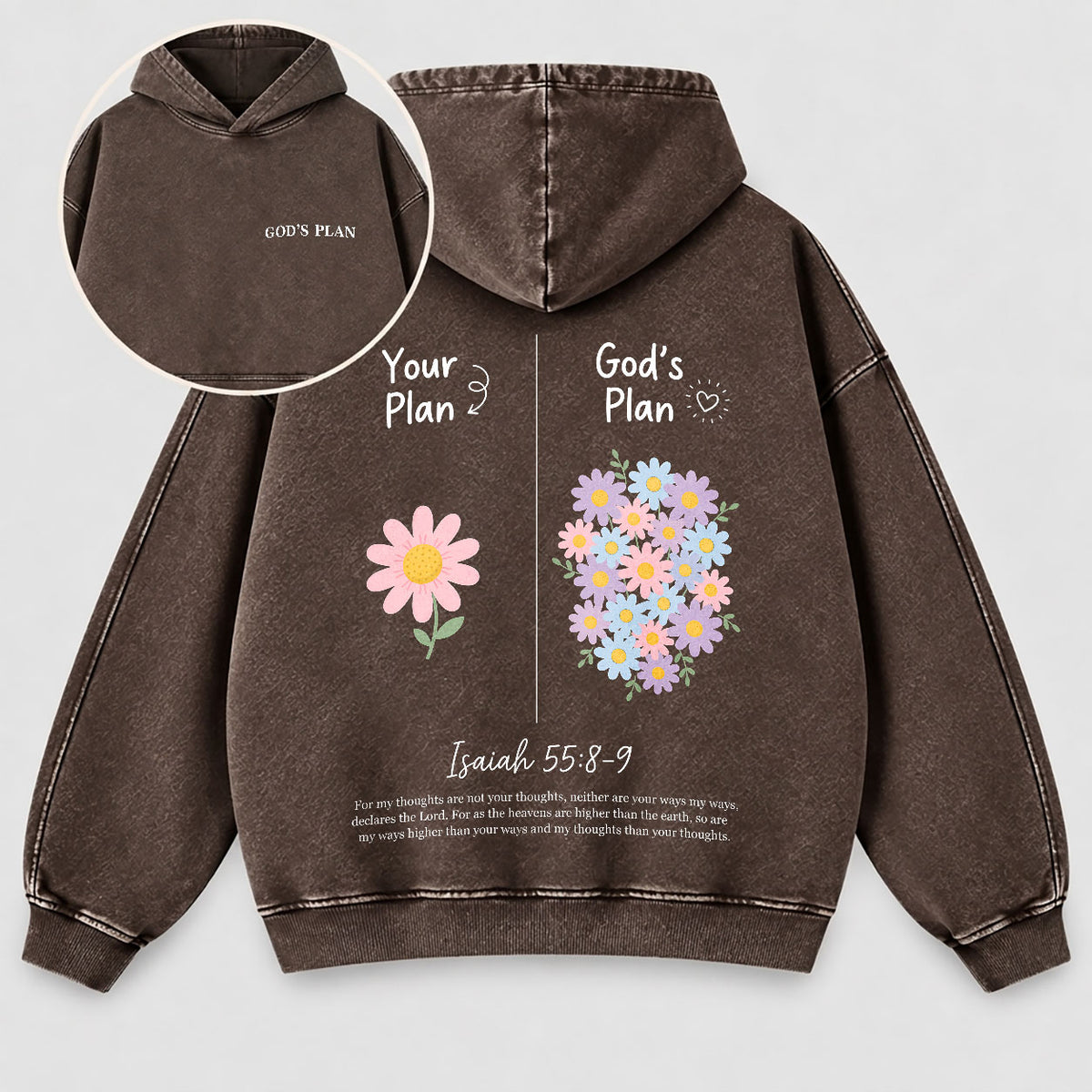 Your Plan God’s Plan Washed Hoodie