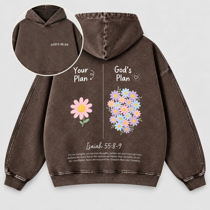 Your Plan God’s Plan Washed Hoodie