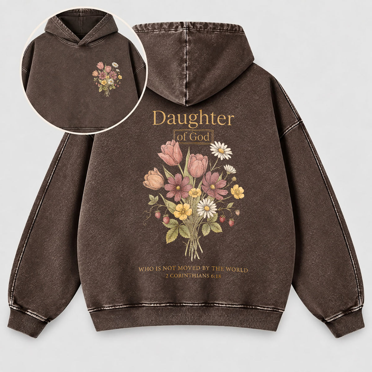 Daughter of God Washed Hoodie