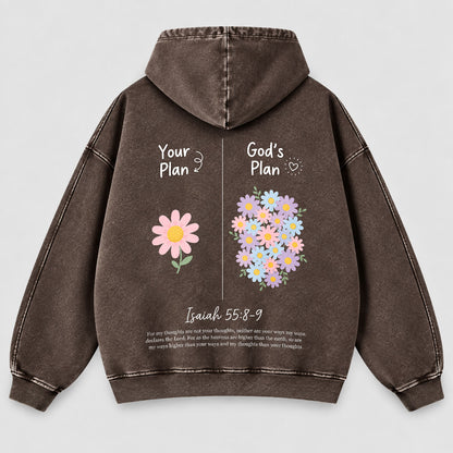 Your Plan God’s Plan Washed Hoodie
