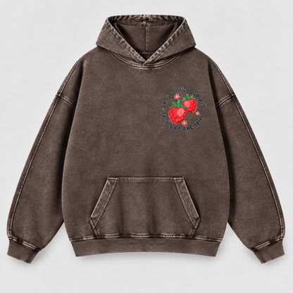 Fruits of the Spirit Washed Hoodie - Fruit Christian Hoodie