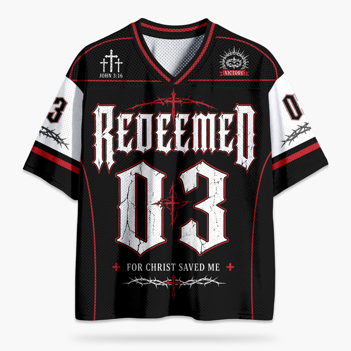 King Portrait Graphic Mesh Jersey