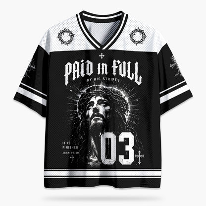 Gothic Crest Graphic Mesh Jersey