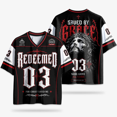 King Portrait Graphic Mesh Jersey