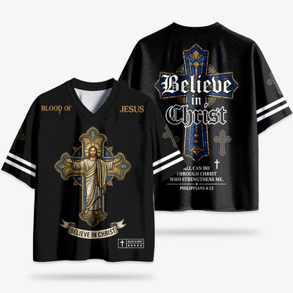 Believe In Christ Christian Mesh Jersey