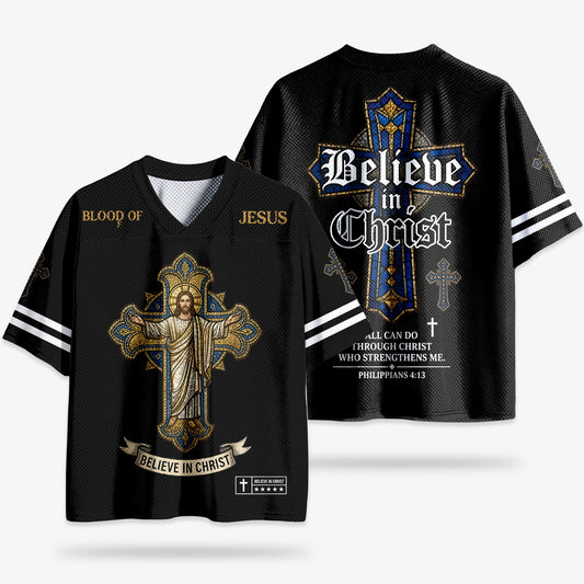Believe In Christ Christian Mesh Jersey