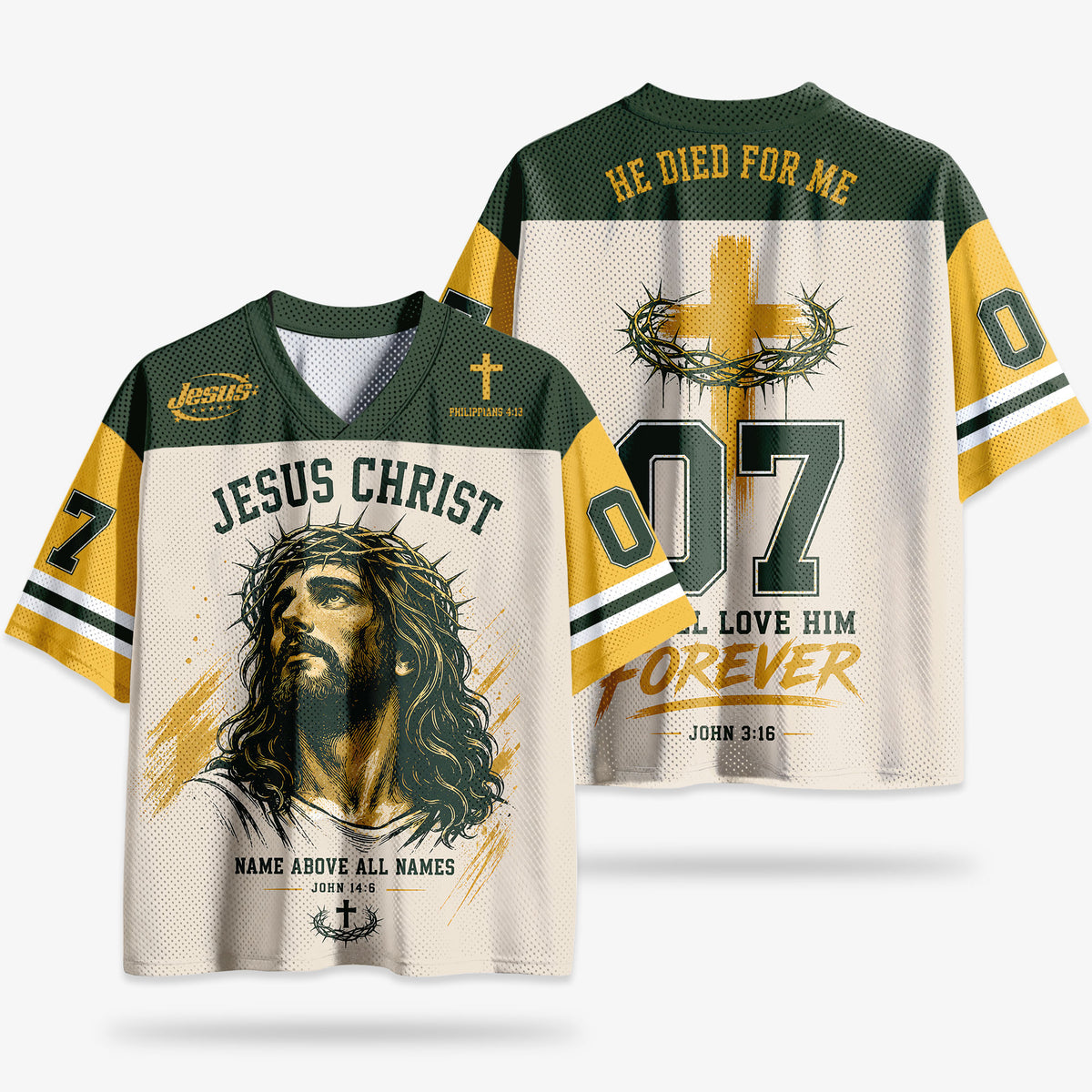 Jesus Christ Christian Mesh Jersey
